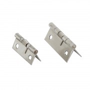 경첩 | 스테인리스미니스프링정첩 1.5인치*1.2*1T / 2인치*1.5*1.2T